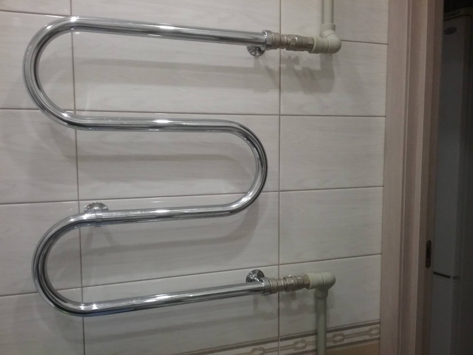 Connexion correcte du sèche-serviettes