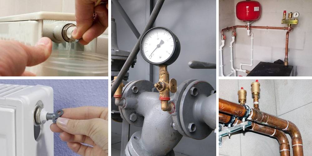 Comment purger l'air du système de chauffage: comment purger la prise, l'utilisation de robinets pour une maison privée