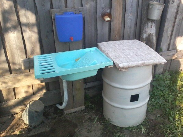 Lavabo de campagne avec eau chauffée: lequel choisir