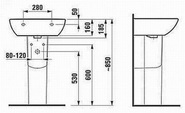 Comment installer un lavabo dans une salle de bain avec un piédestal: caractéristiques d'un évier sur un piédestal
