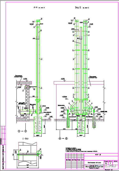 Cheminée pour chaufferie : calcul des dimensions et câblage de protection contre la foudre