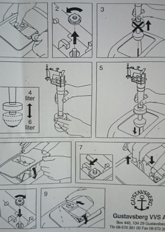 Mécanisme de chasse d'eau: appareil, principe de fonctionnement, aperçu des différentes conceptions