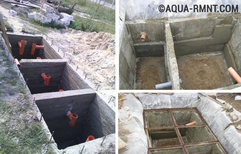 Fosse septique en béton