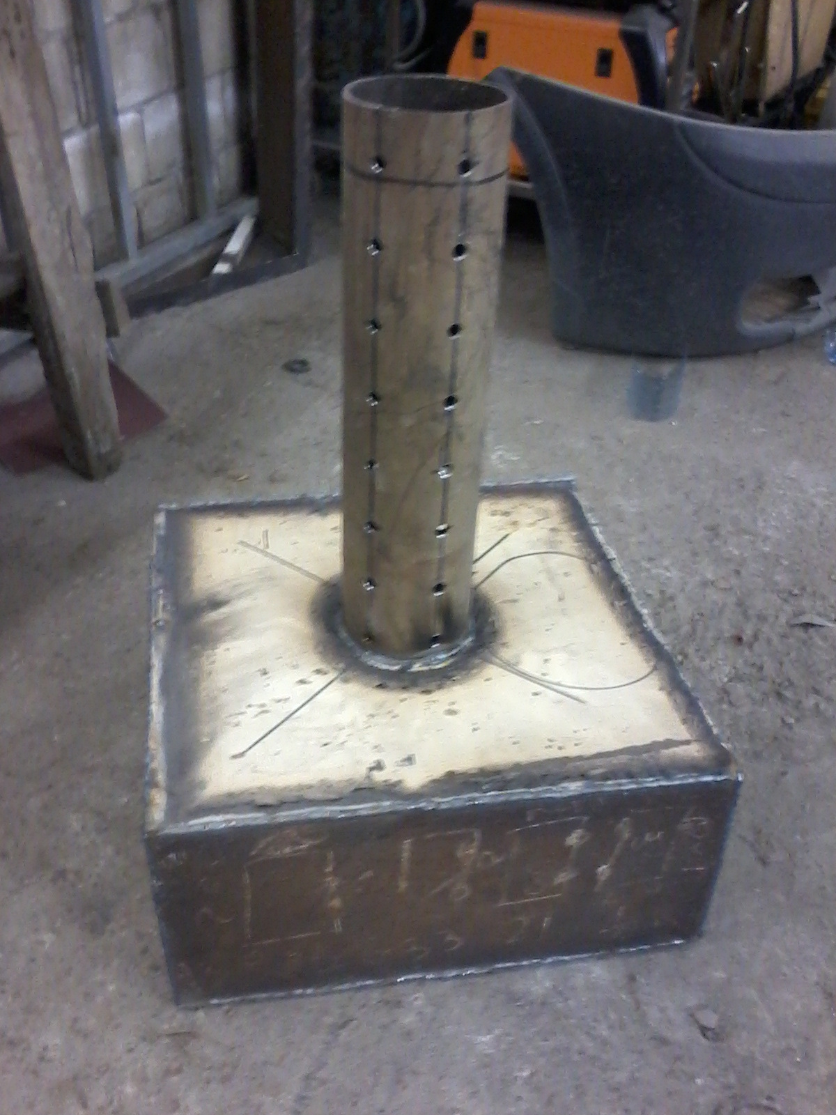 Poêle à mazout à faire soi-même: schéma, appareil, dessins d'un poêle à mazout