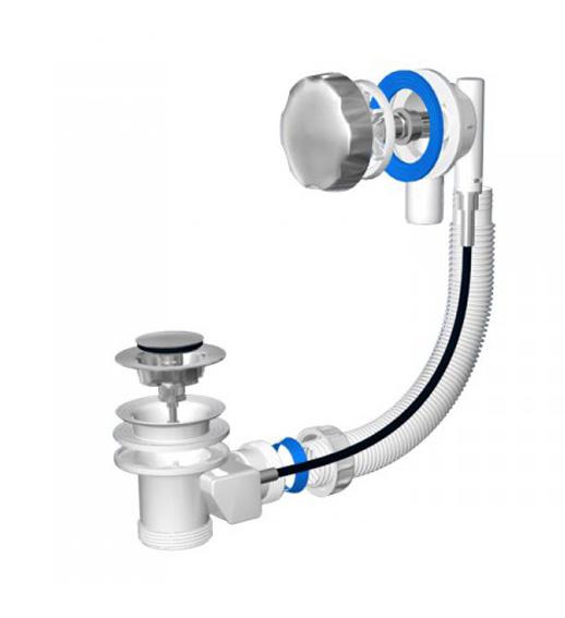 Bonde de débordement de baignoire : principe de fonctionnement, schéma d'installation et règles d'installation