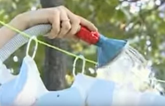 Douche d'été à faire soi-même - construction étape par étape d'une structure de cadre