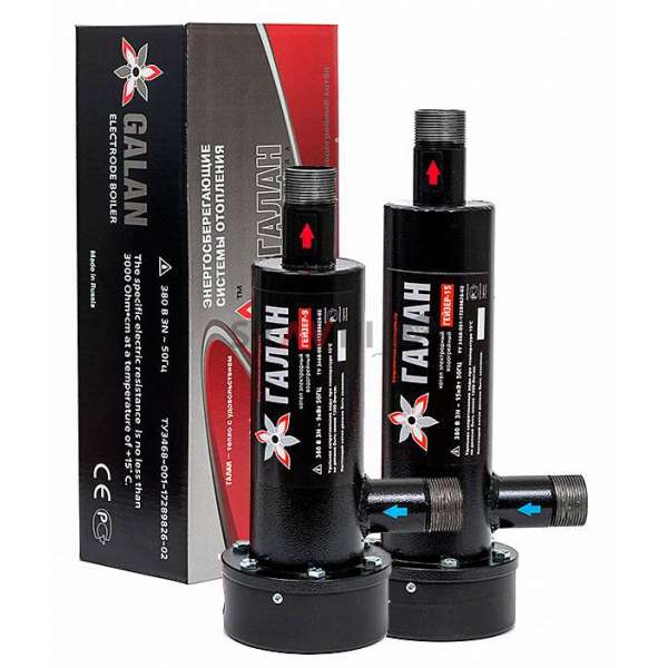 Vue d'ensemble des chaudières à électrodes Galan