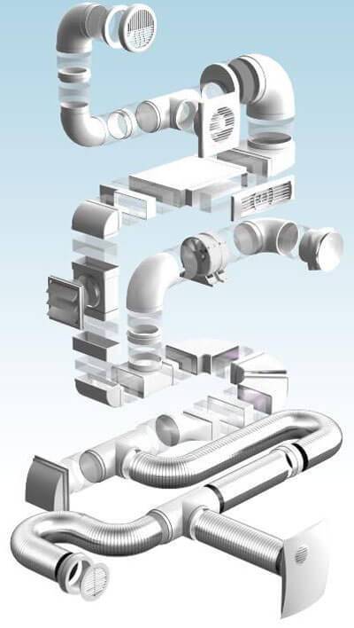 Tuyaux de ventilation en plastique pour échappement: types, leurs caractéristiques, application
