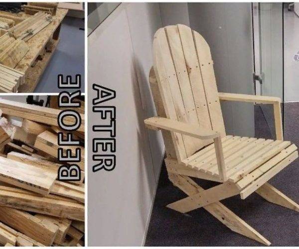 Chaise à bascule en bois à faire soi-même: idées de photos, dessins + instructions étape par étape