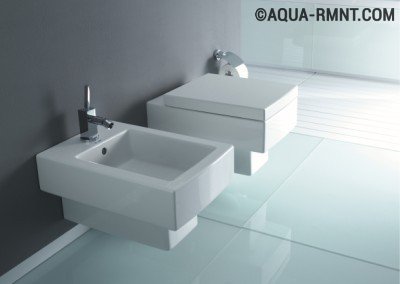 Installation et fixation du réservoir à la cuvette des toilettes : encastré, suspendu et pour la cuvette des toilettes-compact