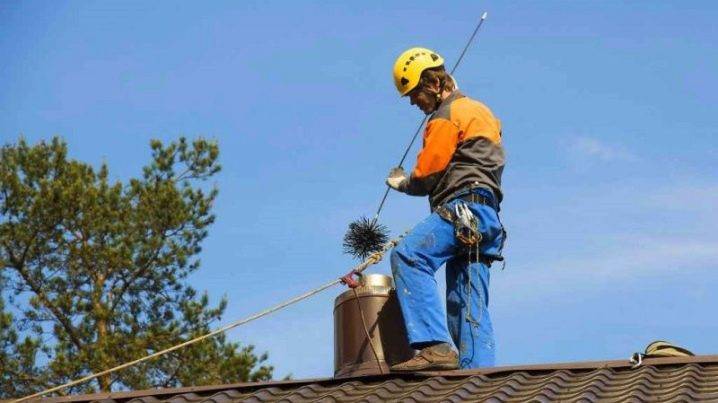 Construction d'une cheminée dans un bain de métal ou de brique