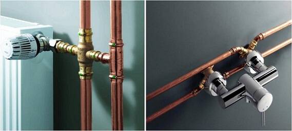 Tuyaux en cuivre d'alimentation en eau: caractéristiques et différences de nomenclature