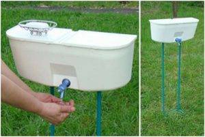 Lavabo de campagne - choix ou bricolage