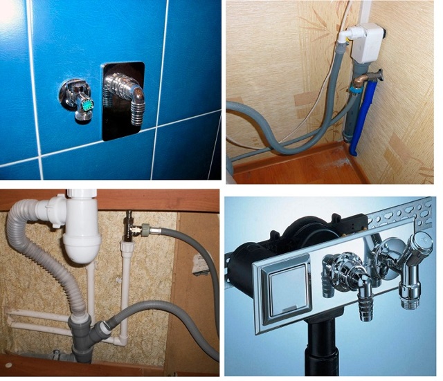 Siphon pour machine à laver : raccord de vidange