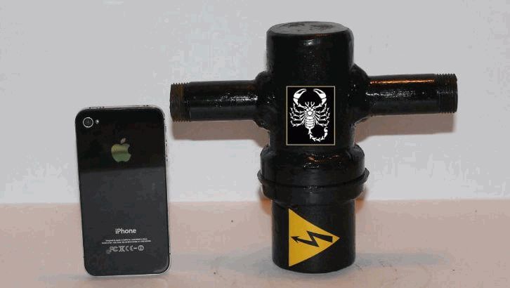 Vue d'ensemble de la chaudière électrique "Scorpion"