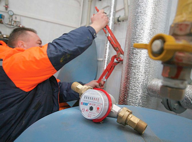 Le compteur tourne quand les voisins ouvrent l'eau froide