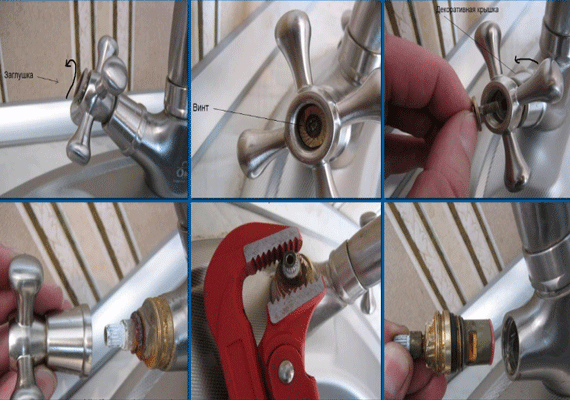 Remplacement de la cartouche dans le mélangeur: instructions détaillées de réparation en photos et vidéos