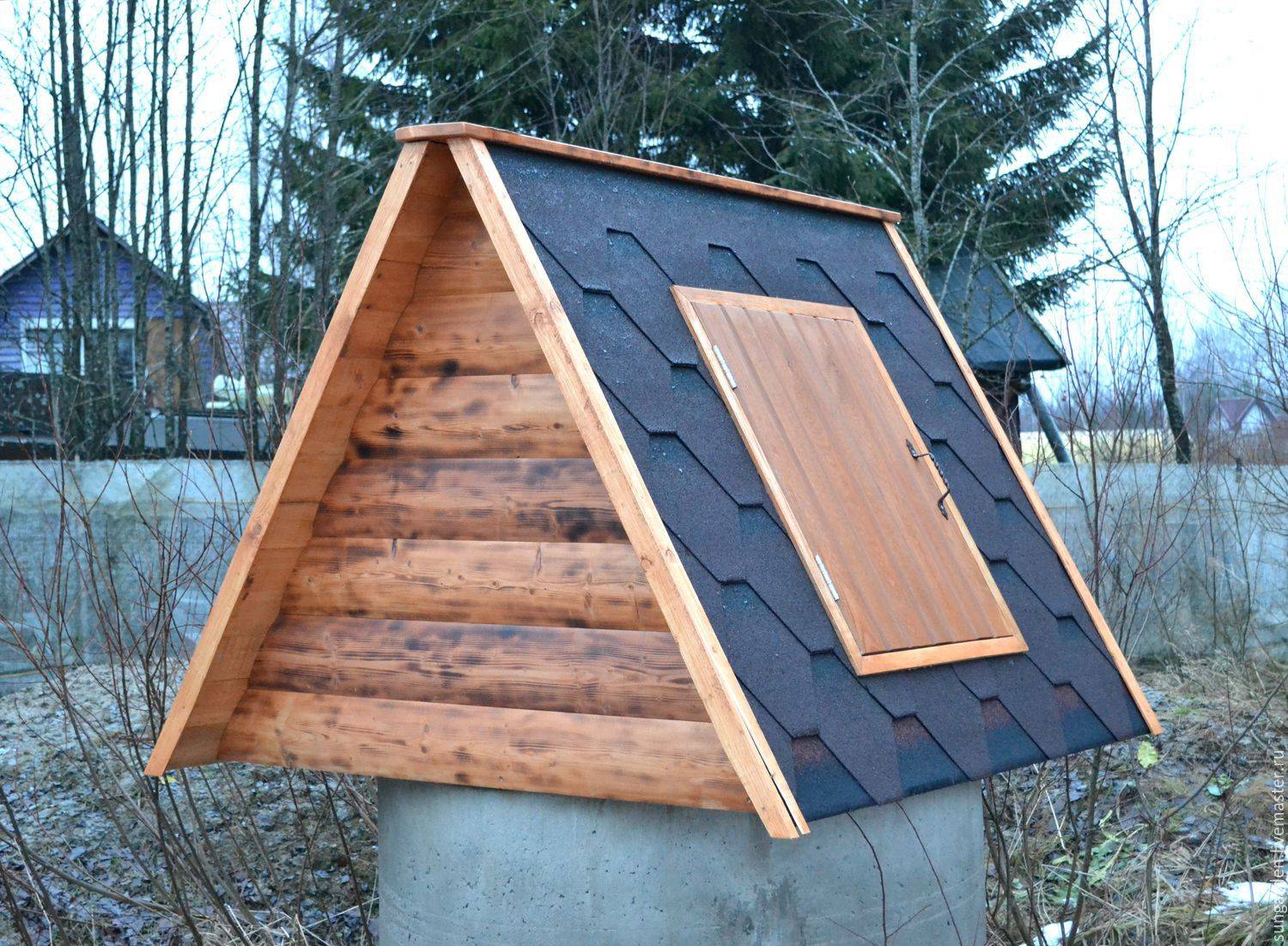 Maison à faire soi-même pour un puits: 100 photos d'options de conception