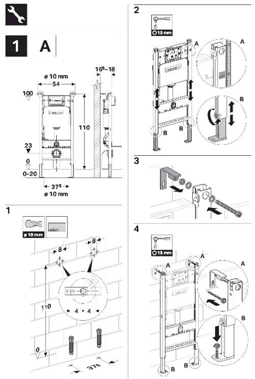 Installation d'une toilette suspendue avec installation - conseils des maîtres