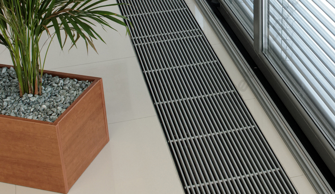 Convecteurs de chauffage à eau encastrés dans le sol : avantages et inconvénients