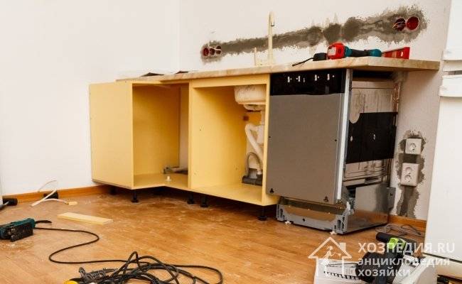 Comment intégrer un lave-vaisselle dans une cuisine finie : options d'intégration + flux de travail