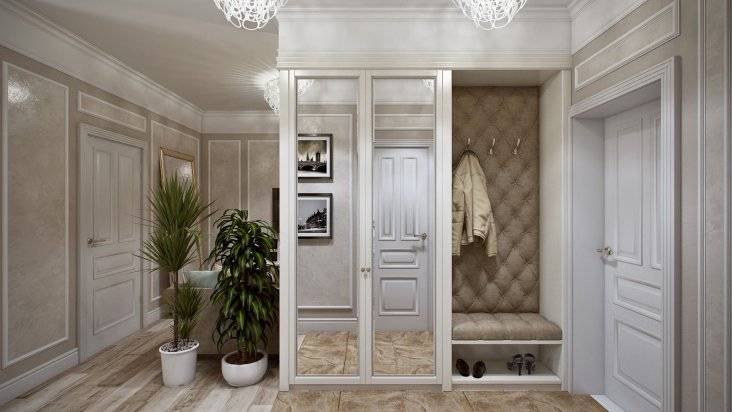 5 façons de sélectionner avec succès des meubles pour agrandir visuellement le couloir