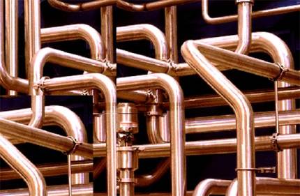 Vue d'ensemble des raccords pour le montage de tuyaux en cuivre