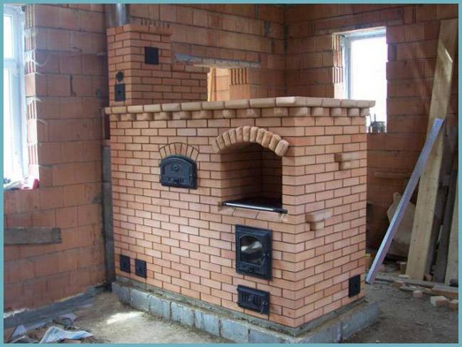 Appareil de chauffage au poêle dans une maison privée