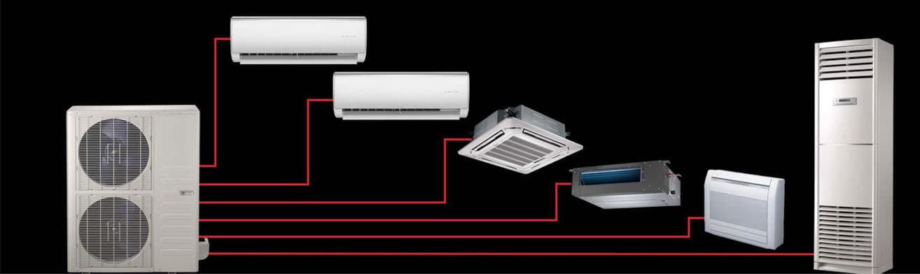 Climatisation avec un apport d'air frais: types de systèmes de distribution d'alimentation