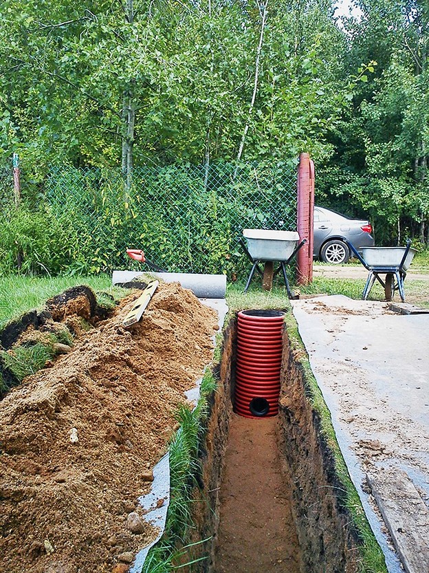 Comment faire le drainage sur le site de vos propres mains: nous enlevons l'excès d'eau sur différents types de sol, correctement et à peu de frais (20 photos et vidéos) + avis