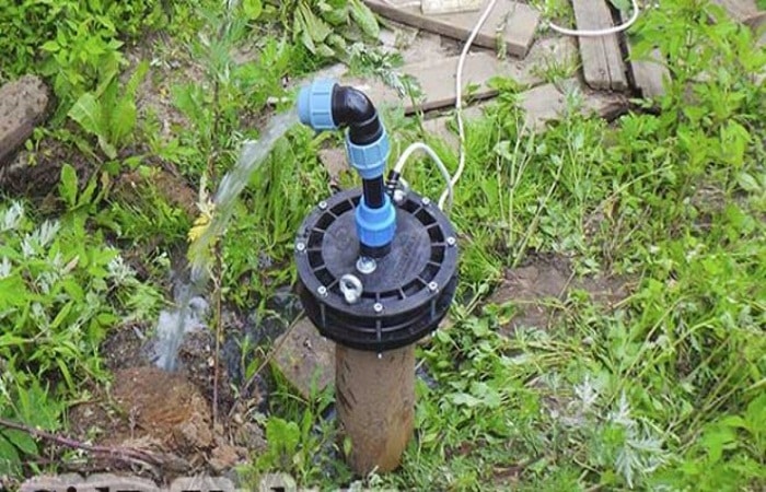 Tête de puits à faire soi-même: appareil, installation, installation