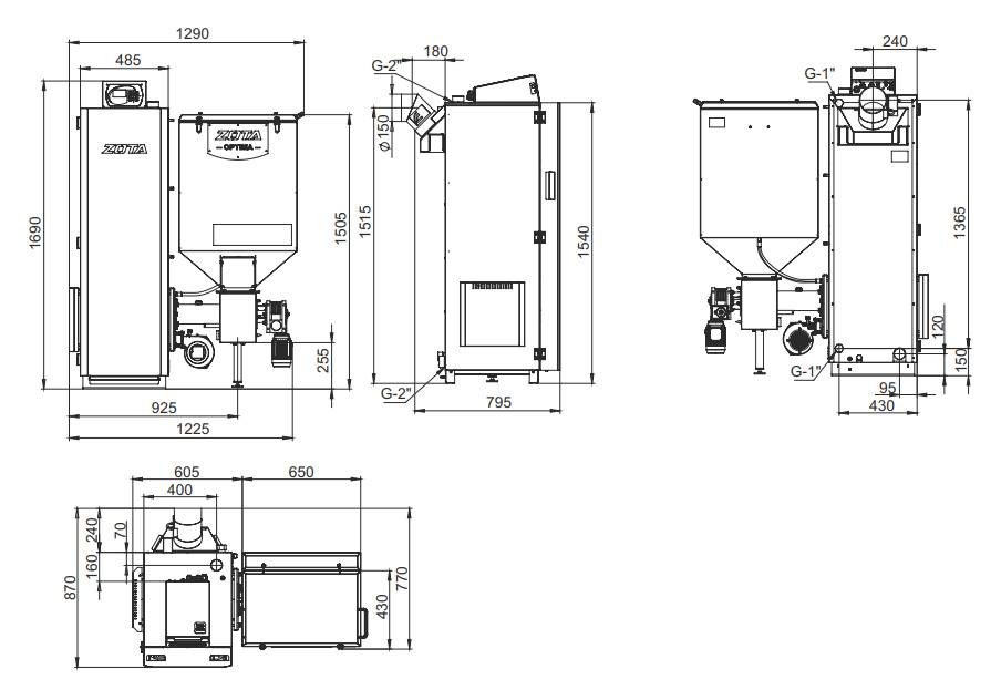 Chaudière à granulés zota : avis, avis, caractéristiques