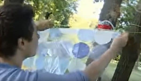 Douche d'été à faire soi-même - construction étape par étape d'une structure de cadre