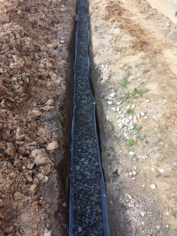 Le drainage de leur chalet d'été - le moyen le plus simple d'organiser