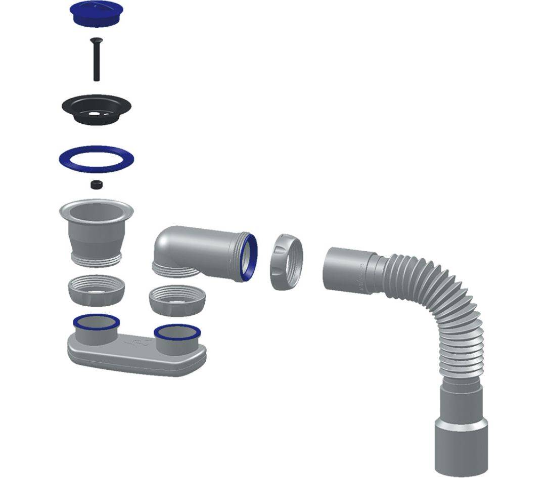 Variétés et installation de siphons pour une cabine de douche