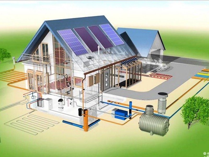 Chauffage avec système "maison intelligente"