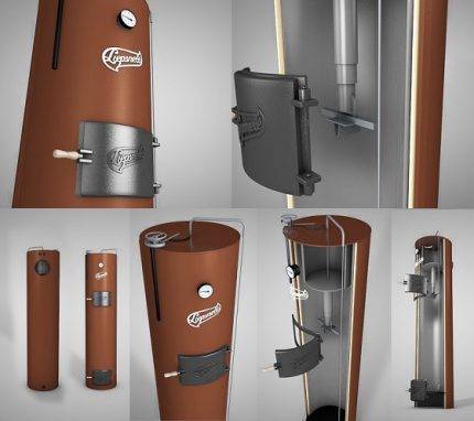 Chaudières à pyrolyse: principe de fonctionnement et types de chaudières à combustion longue