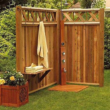 Construction d'une cabine de douche en bois pour une résidence d'été: instructions pas à pas tirées de l'expérience personnelle