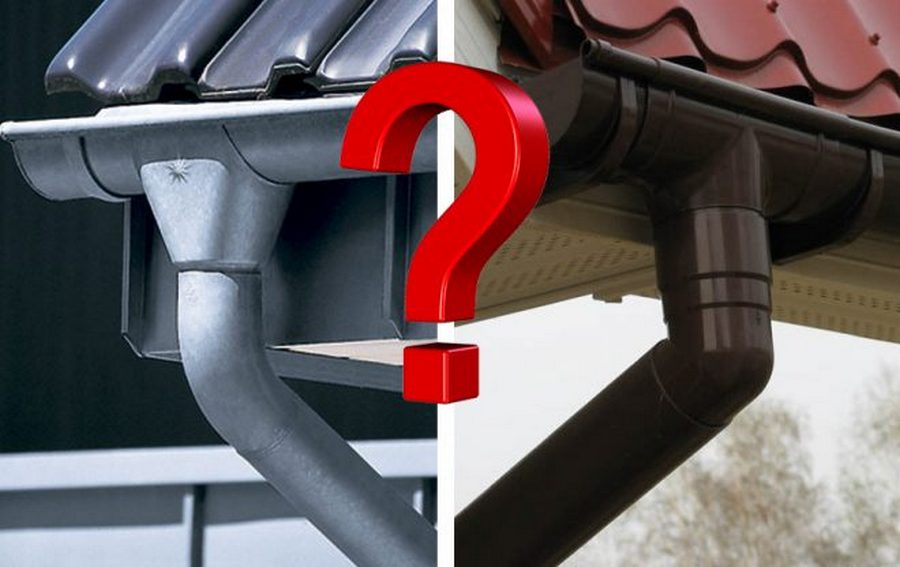 Gouttières en plastique pour le toit: installation et installation à faire soi-même