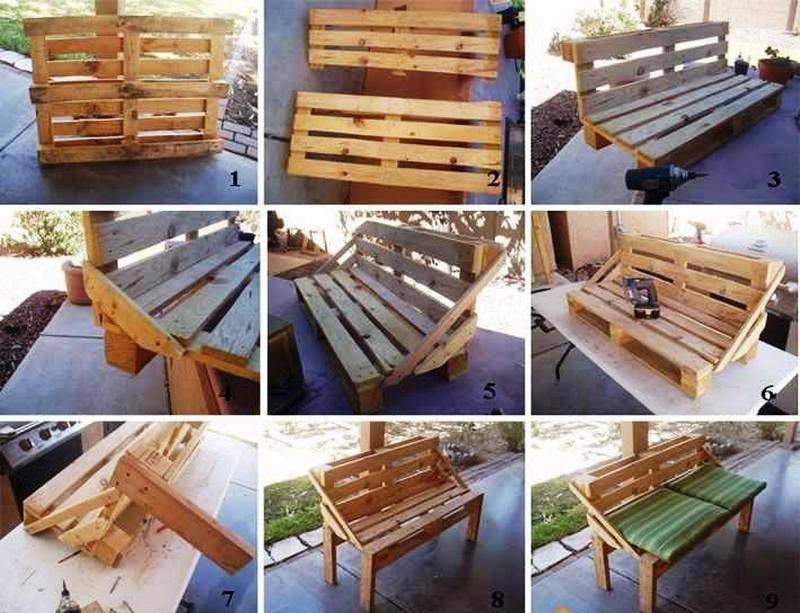 Comment fabriquer des meubles à partir de palettes de vos propres mains: instructions étape par étape avec schémas et photos