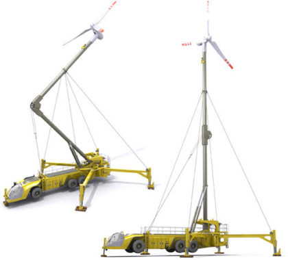 Nous sélectionnons et installons une éolienne pour une maison privée