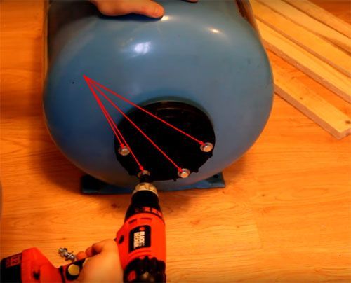 Séquence de montage de l'accumulateur VAREM UO24