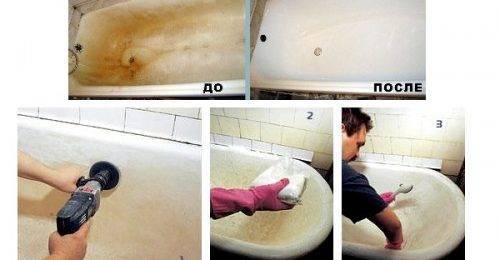 Comment peindre une baignoire avec de l'émail à la maison: instructions