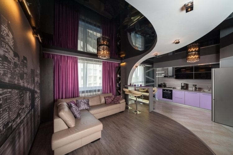 Luminaires dans la salle de bain au plafond: types, principes de placement, nuances d'installation