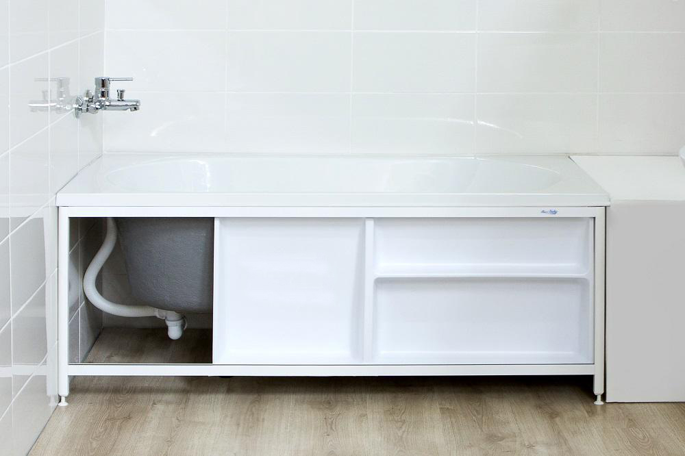 Construction d'écran sous le bain