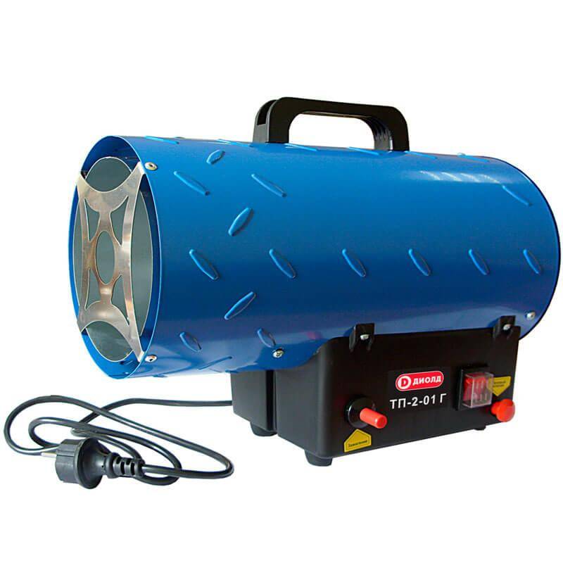 Pistolet à gaz pour le chauffage des locaux - comment le faire soi-même