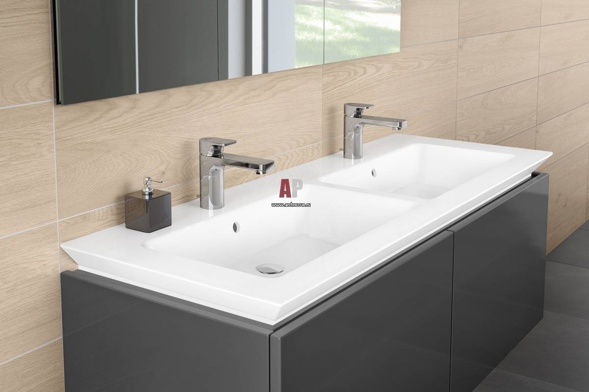 Double vasque dans la salle de bain: types, comment choisir et installer correctement