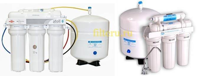 Filtre à eau à osmose inverse, ce qui est mieux: le principe de fonctionnement et d'installation