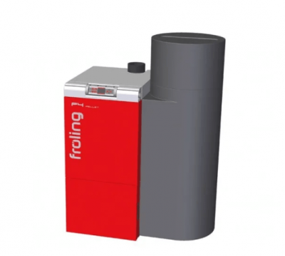 Vue d'ensemble de la chaudière à granulés "Svetlobor"