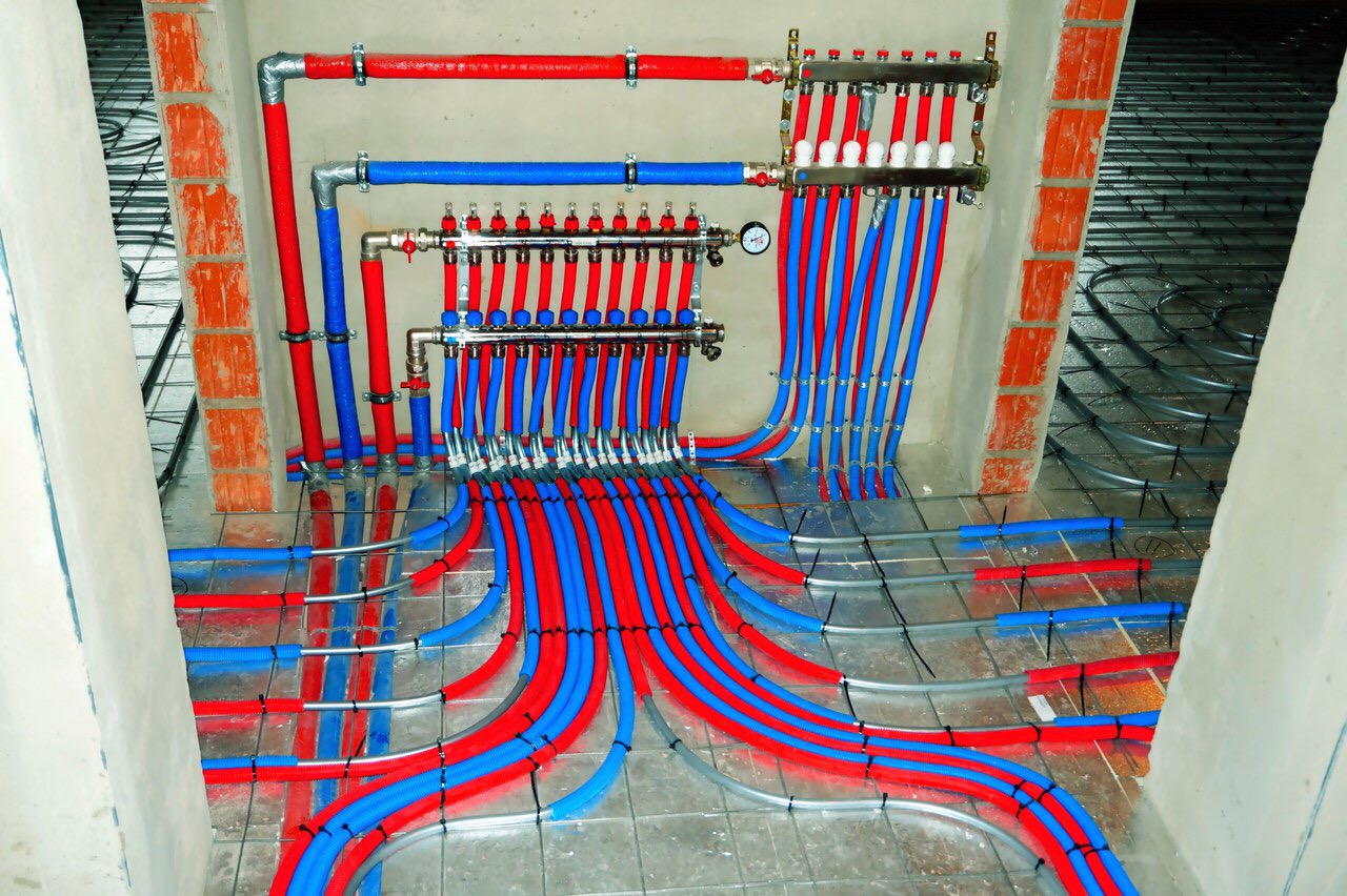 Collecteur de distribution du système de chauffage, peigne, hydrocollecteur